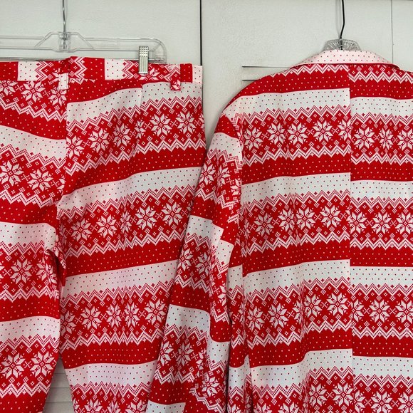 Mens LIFE OF THE PARTY Sz XL Red & White Christmas Jacket and Pants Suit FUN - Picture 11 of 13